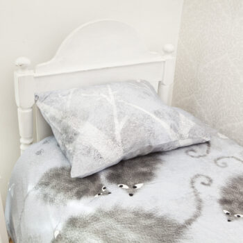 Bedding set Mice in blue