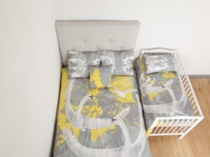 Bed linen 6 Children's bedding set Swans in yellow