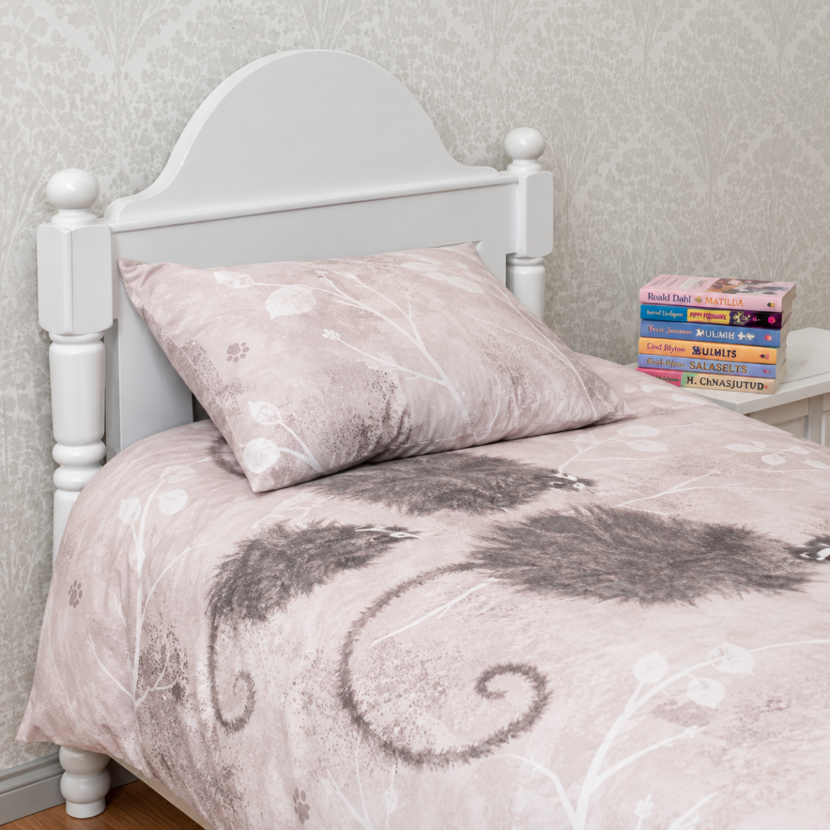 Bedding Set Mice in pink 4 Voodipesukomplekt Hiired roosas