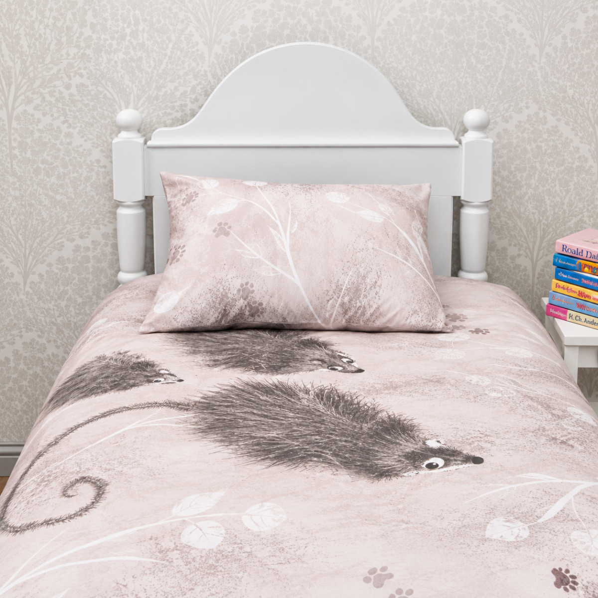 Bedding Set Mice in pink 5 Voodipesukomplekt Hiired roosas