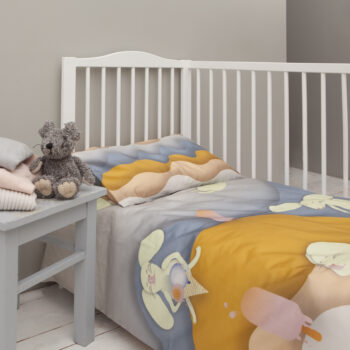 Laste voodipesukomplekt Hiired jäätisejahil 1