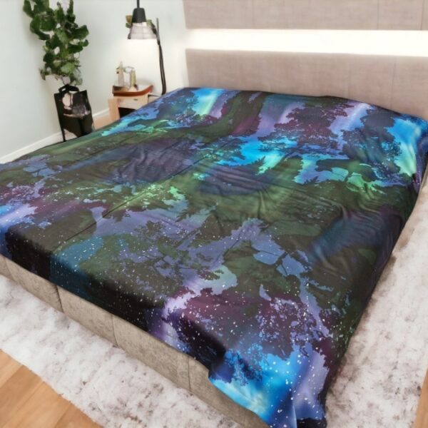 Bedspread Northern lights