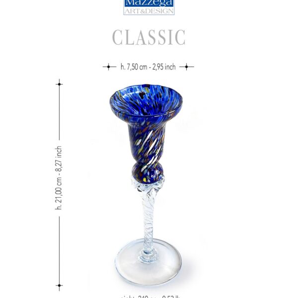 Murano glass candle holder
