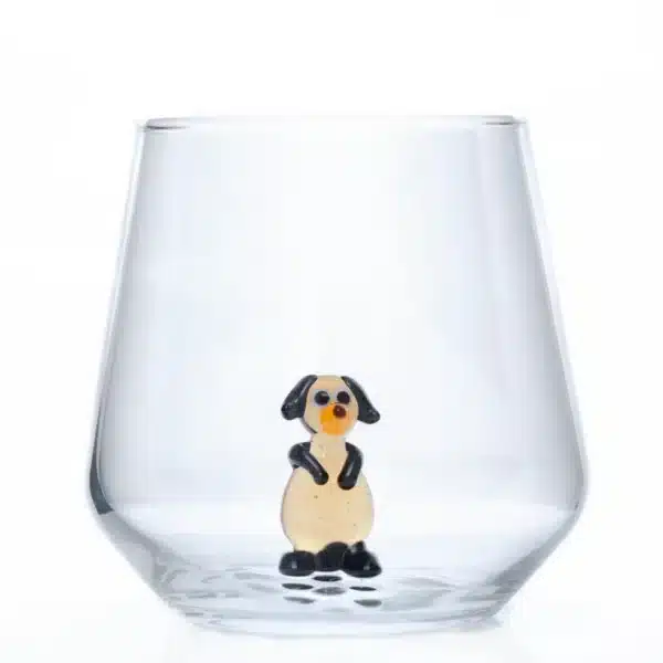 Drinking glasses with animal shapes