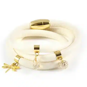 Helebeež kolmekordne nahast käevõru