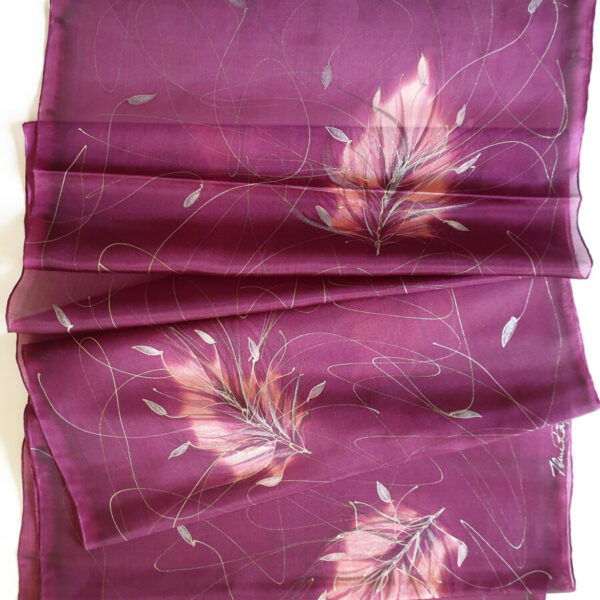 Hand-painted-silk-scarf